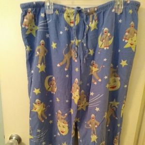 Nick & Nora blue sleep pants